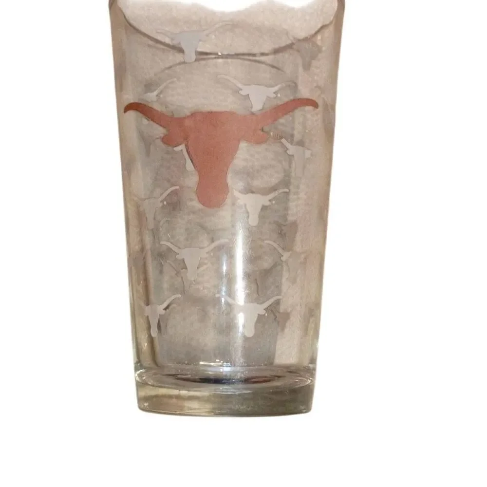 University of Texas 16oz Pint Beer Glass UT in ATX